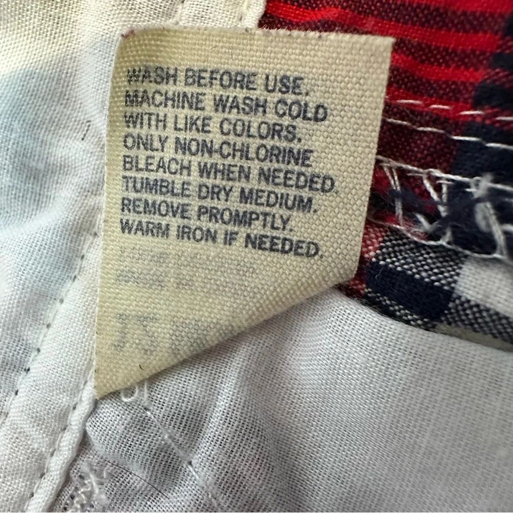 Vintage OshKosh Bgosh Red Polo Bodysuit‎ and Plaid Shortalls 12M